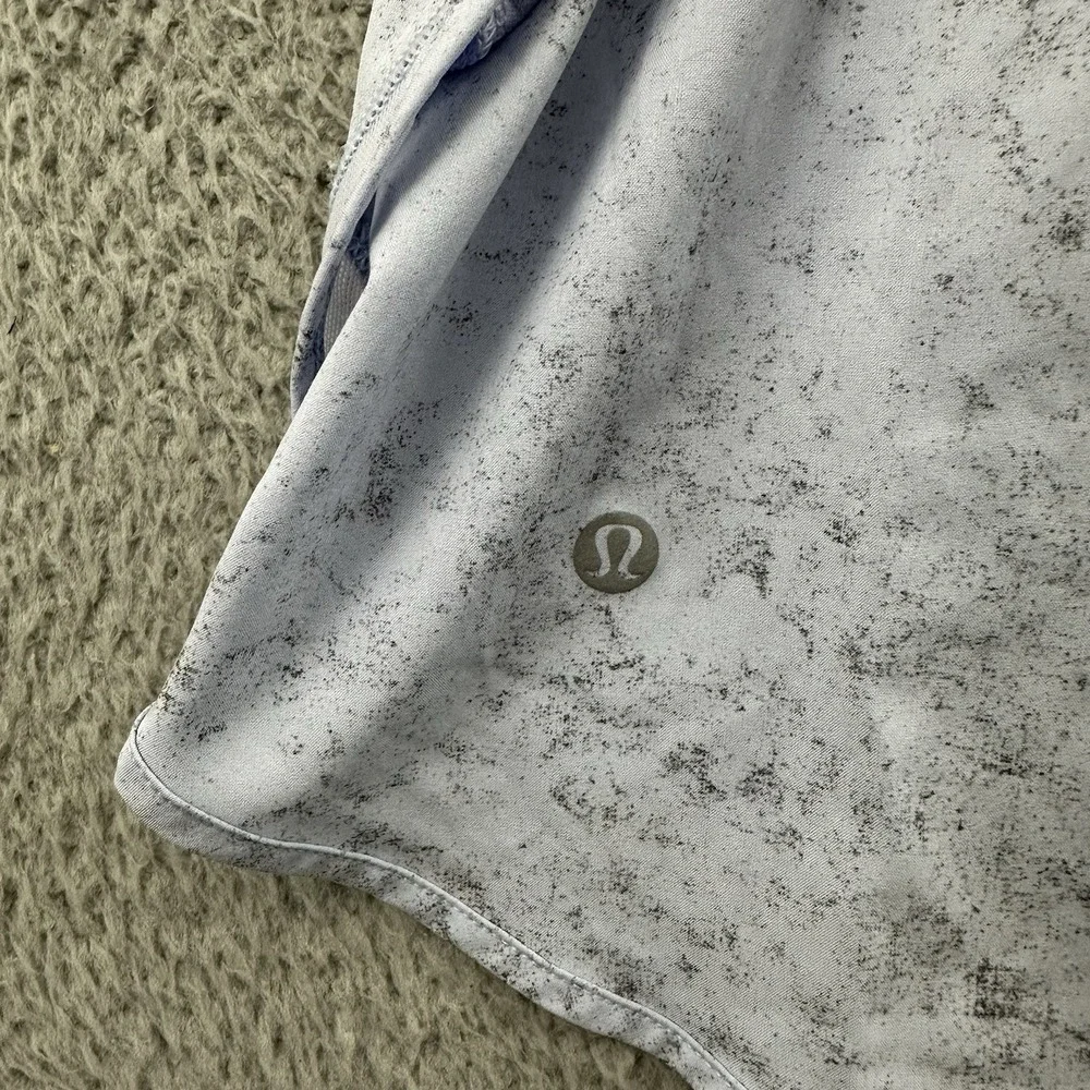 Lululemon Hotty Hot High Rise Skirt Skort Gravel‎ Dust Pastel Blue Athletic W 4